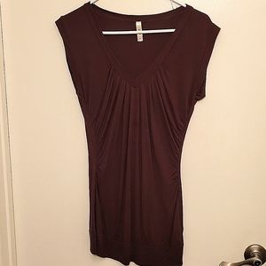 Vintage A & B Rayon Top, sz M